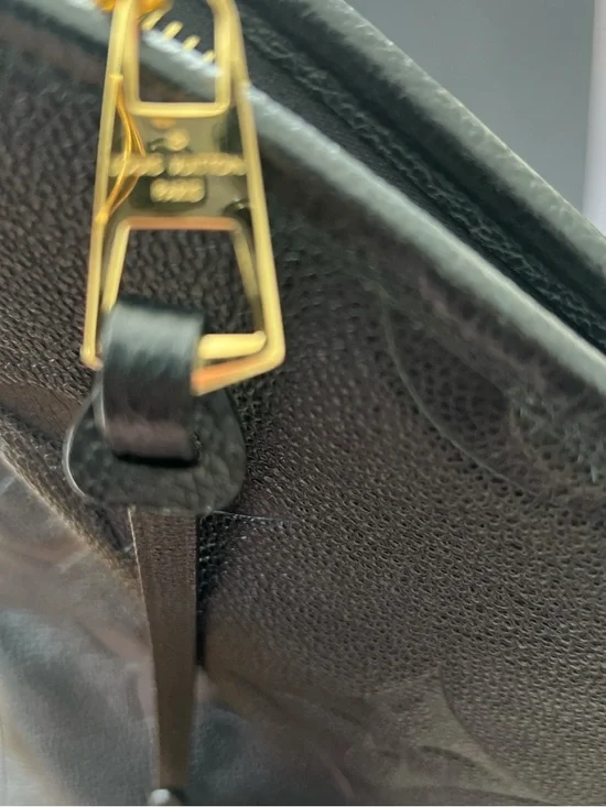 Louis Vuitton Black Monogram Empreinte Shoulder Bag with Gold Hardware - Picture 13 of 16